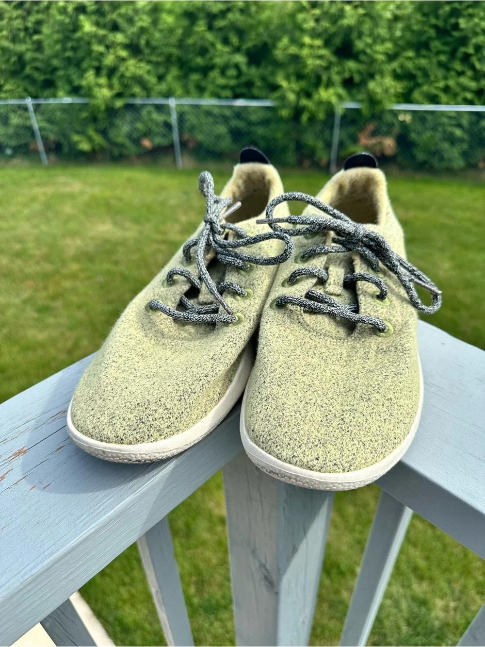 Allbirds | Men’s Asteroid Green Wool Runner Shoes | Size 10